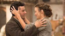 Oscar Isaac and Charlotte Le Bon in The Promise
